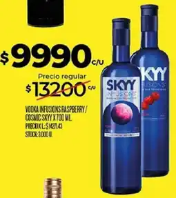 Supermercados DIA Skyy vodka infusions raspberry oferta