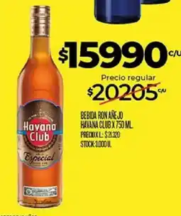 Supermercados DIA Havana club ron añejo especial oferta