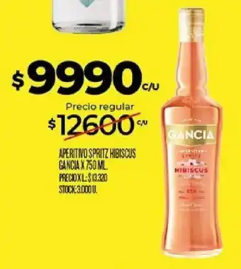 Supermercados DIA Gancia aperitivo spritz hibiscus oferta