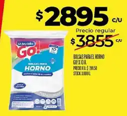Supermercados DIA La gauchita go! bolsas para el horno oferta