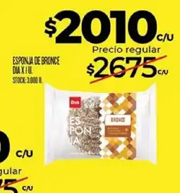 Supermercados DIA Dia esponja de bronce oferta