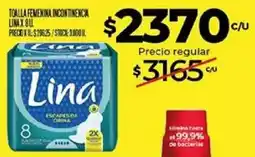 Supermercados DIA Lina toalla femenina incontinencia oferta