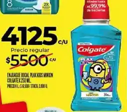 Supermercados DIA Colgate enjuague bucal plax kids minion oferta