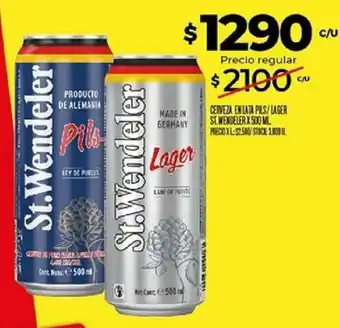 Supermercados DIA St. Wendeler cerveza en lata pils / lager oferta