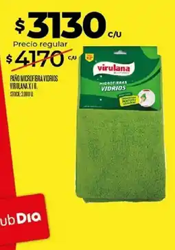 Supermercados DIA Virulana paño microfibra vidrios oferta