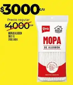 Supermercados DIA Dio mopa de algodón oferta