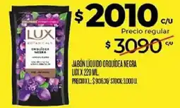Supermercados DIA Lux jabón líquido orquídea negra oferta