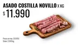 Super MAMI Asado costilla novillo oferta