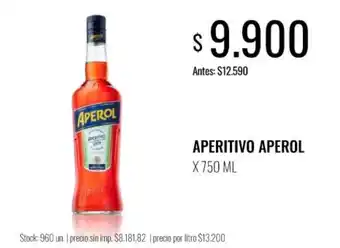 Super MAMI Aperol aperitivo oferta