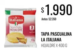 Super MAMI La italiana tapa pascualina hojaldre oferta