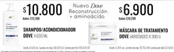 Super MAMI Dove shampoo/acondicionador oferta
