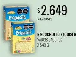 Supermercados Tadicor Exquisita bizcochuelo oferta