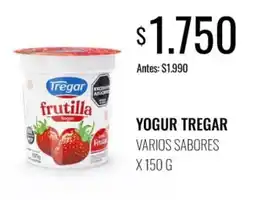 Supermercados Tadicor Tregar yogur varios sabores oferta