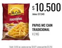 Supermercados Tadicor McCain papas tradicional oferta
