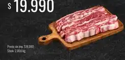 Supermercados Tadicor Costeletas de cerdo oferta