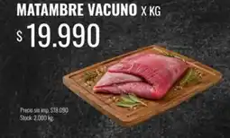 Supermercados Tadicor Matambre vacuno oferta