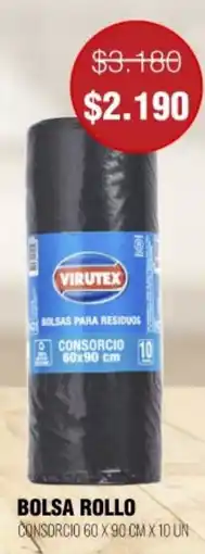 Supermercados Tadicor Virutex bolsa rollo oferta