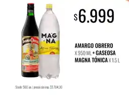 Supermercados Tadicor Amargo obrero agua tónica oferta