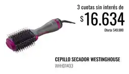Supermercados Tadicor Westinghouse cepillo secador oferta