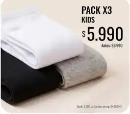 Supermercados Tadicor Kids pack x3 oferta
