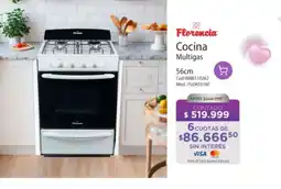Sampietro Florencia cocina multigas oferta
