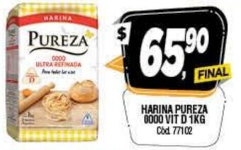 Supermercados Yaguar Harina Pureza 0000 Vit D 1kg oferta