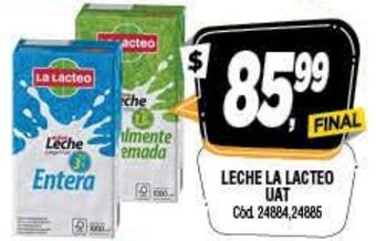 Supermercados Yaguar Leche La Lacteo UAT oferta