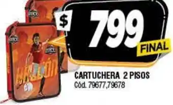 Supermercados Yaguar Cartuchera 2 Pisos oferta