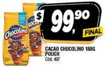 Supermercados Yaguar Cacao Chocolino 180g Pouch oferta