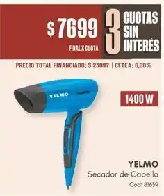 Diarco Yelmo - secador de cabello oferta