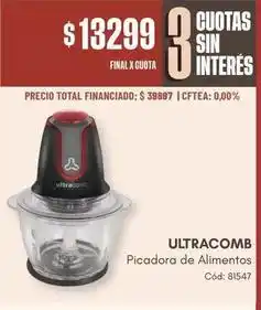 Diarco Ultracomb - picadora de alimentos cod: 81547 oferta