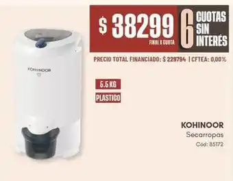 Secarropas cód: 85172