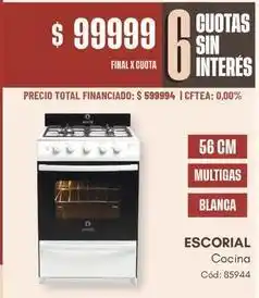Diarco Escorial - cocina oferta