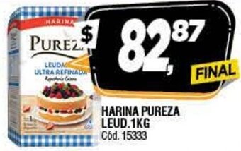 Supermercados Yaguar Harina Pureza Leud.1Kg oferta