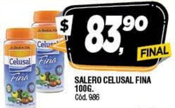 Supermercados Yaguar Salero Celusal Fina 100g oferta