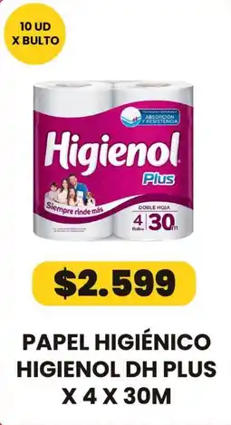 Autoservicio Capo Higienol papel higiénico dh plus oferta