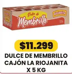 Autoservicio Capo Riojanita dulce de membrillo oferta