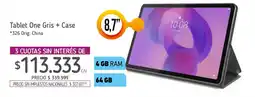 La Anonima Tablet One Gris oferta