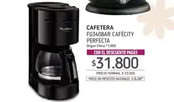 La Anonima Moulinex cafecity cafetera perfecta oferta