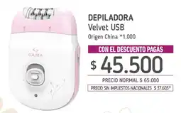 La Anonima Gama depiladora velvet usb oferta