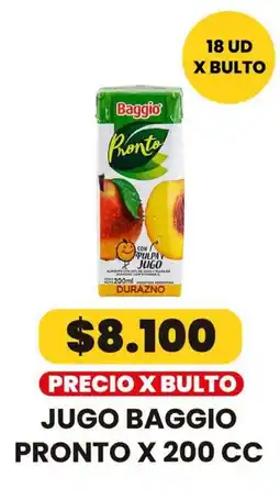 Autoservicio Capo Baggio jugo pronto oferta