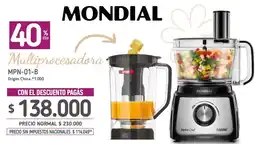 La Anonima Mondial multiprocesadora oferta