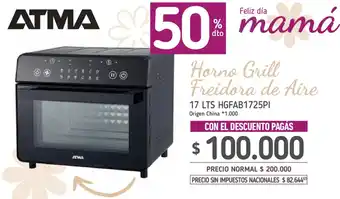Atma horno grill freidora de aire