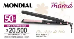 La Anonima Mondial planchita de pelo black rose p-27 oferta