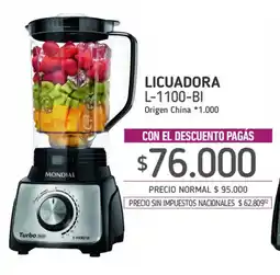 La Anonima Mondial licuadora oferta