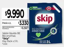 La Anonima Skip jabón líquido BE bio-enzimas oferta