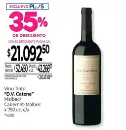 La Anonima D.v. catena vino tinto oferta