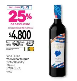La Anonima Norton vino dulce cosecha tardía oferta