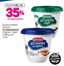 La Anonima La serenisima queso untable cremón oferta