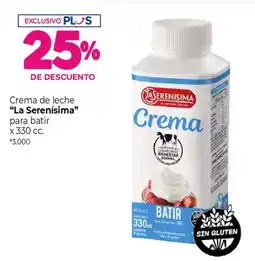 La Anonima La serenisima crema oferta